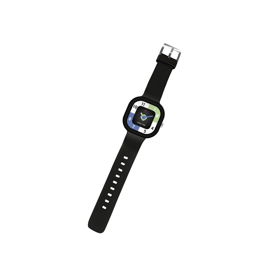 SPIKY Rectangle Analouge Wrist Watch for Kids Girls & Boys | Simple School Watch | Unbreakable Silicone Strap | Best Birthday Gift | Best Return Gift | Perfect for 3-12 Years