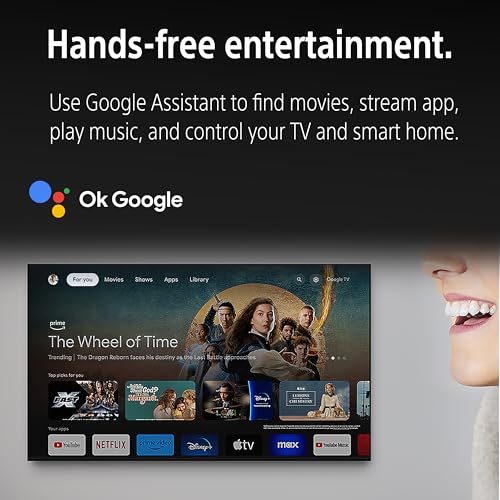 Sony BRAVIA 3 Series 139 cm (55 inches) 4K Ultra HD AI Smart LED Google TV K-55S30B (Black)-2 Years Warranty for Limited Period