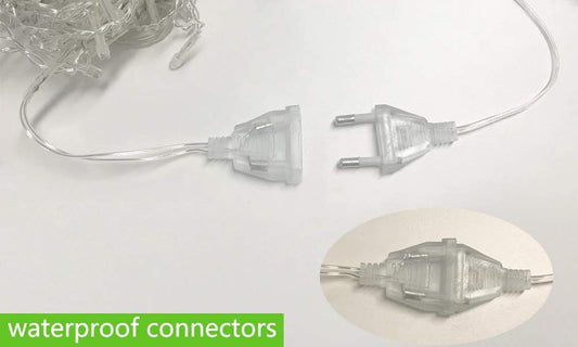 Desidiya® 12 Stars LED Diwali Lights Curtain String Lights Window Curtain Led Lights for Decoration with 8 Flashing for Christmas, Wedding, Party, Home, Patio Lawn (Warm White)