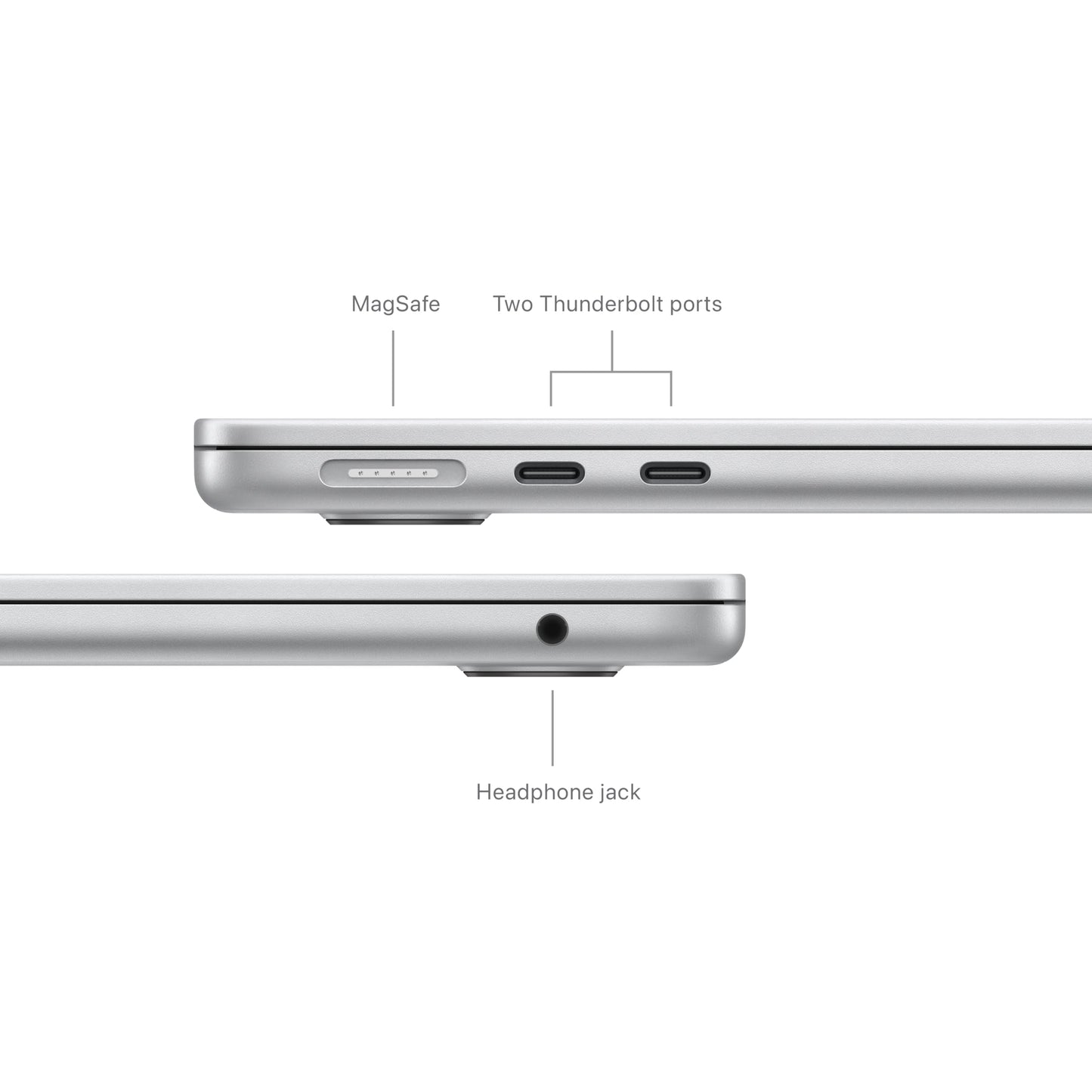 Apple 2024 MacBook Air (13-inch, Apple M3 chip with 8‑core CPU and 10‑core GPU, 24GB Unified Memory, 512GB) - Silver