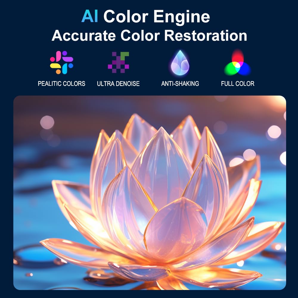 【1st Real HDR10+/HLG, Android 12 3GB RAM 128GB, 34000 Lumens & HDMI ARC】 TOPTRO Legend Pro Max 1080p Native Projector 4K Ultra HD True Support, Auto Focus+Keystone WiFi, YouTube Hotstar Prime Netflix