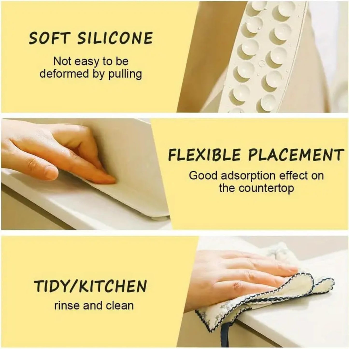 Silicone Sink Splash Guard – Waterproof Countertop Protector for Kitchen & Bathroom, 1 Pcs Anti-Splash Faucet Guard, Heat-Resistant Stove Counter Gap Cover, Easy Install Water Blocking Strip
