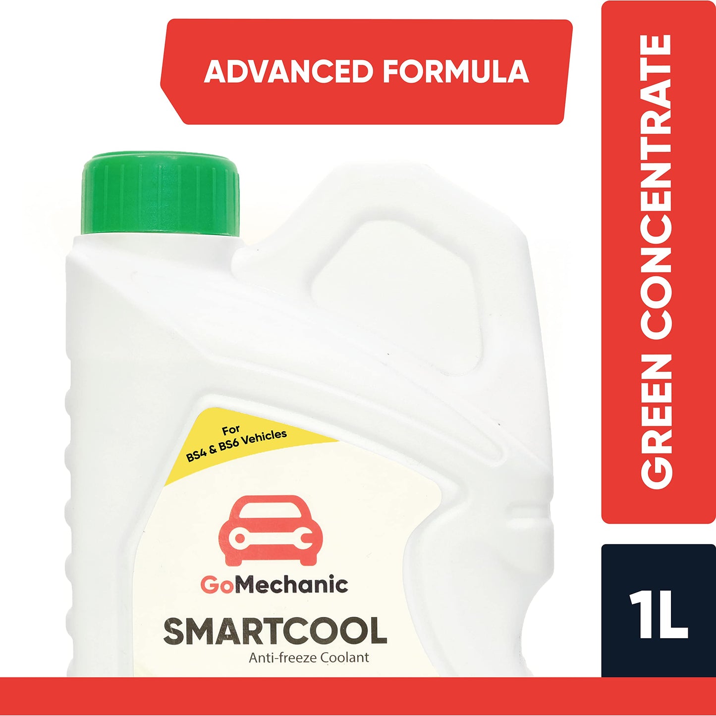 GoMechanic Corecool Coolant Antifreeze Green Concentrate 1:3 Passenger & Commerical Cars (1L)