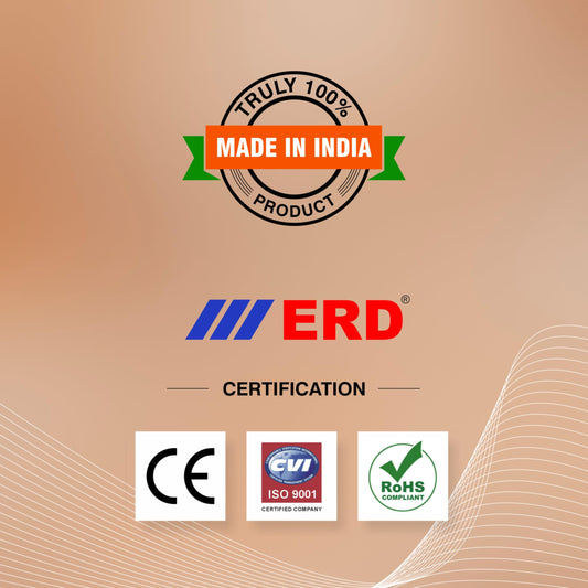 ERD UC-230 USB Type-C Metal Data Cable, 35W Fast Charging, High-Speed Data Transfer, Durable, High Strength with 5mm OD cable, 1m Long, Compatible with Android Devices, Tablets, White