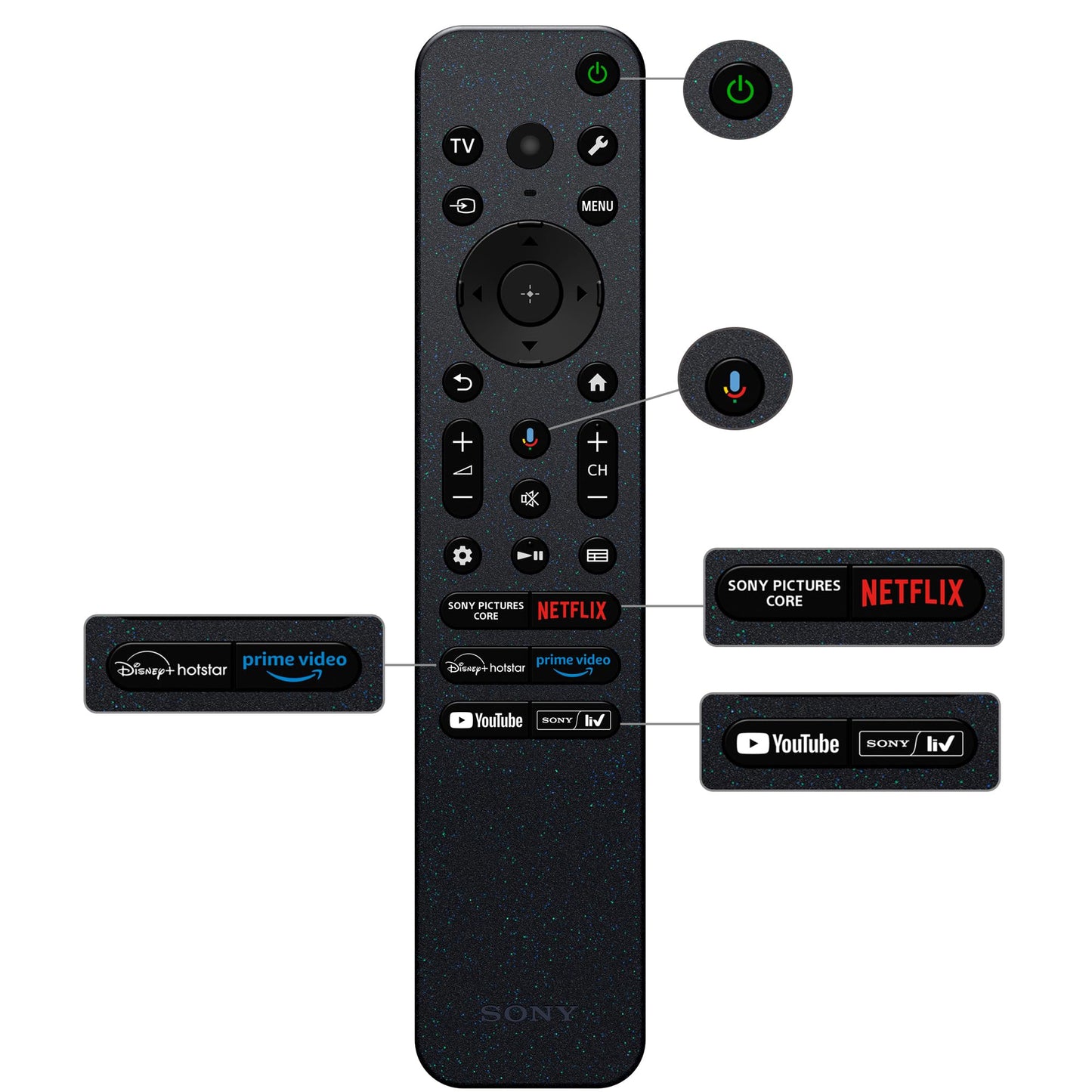 Sony BRAVIA 3 Series 139 cm (55 inches) 4K Ultra HD AI Smart LED Google TV K-55S30B (Black)-2 Years Warranty for Limited Period