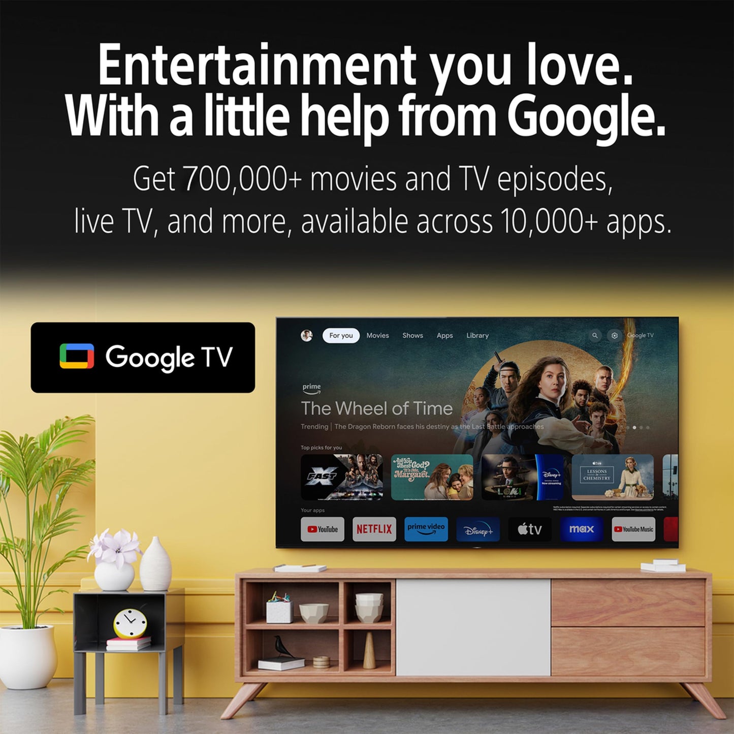 Sony BRAVIA 3 Series 139 cm (55 inches) 4K Ultra HD AI Smart LED Google TV K-55S30B (Black)-2 Years Warranty for Limited Period