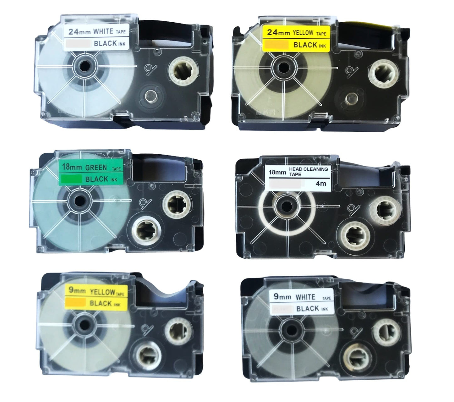 LIVYU LIFE 9mm Label Printer Tape Compatible Label Tape Replacement for Casio KL-120, KL-60, KL-820, KL-7400, KL-G2, KL-HD1 Ez Label Maker, (Black Ink on White Tape -9 mm x 8m-1 Pcs), 1 Label