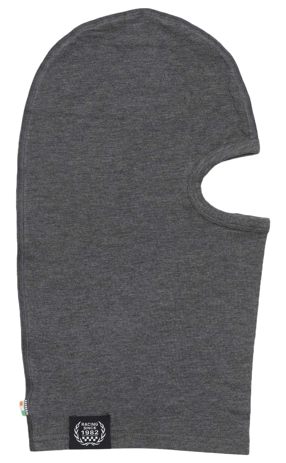 TVS Full Face Mask for Bikers, Balaclava for Men, Helmet Mask with SPF 50+ UV & Dust Protection, Breathable Helmet Liner.Cotton Bamboo Blend,Bike Riding Accessories Unisex for Bike Riding- (Grey-XL)