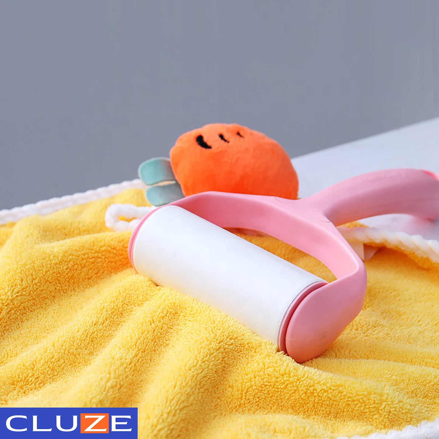 CLUZE Super Soft Cute Hanging Hand Towel for Kitchen and Bathroom | Ultra Absorbent Thick Coral Velvet Hand Towels with Hanging Loop Fast Drying Microfiber 38”x25 (Pack of 2)