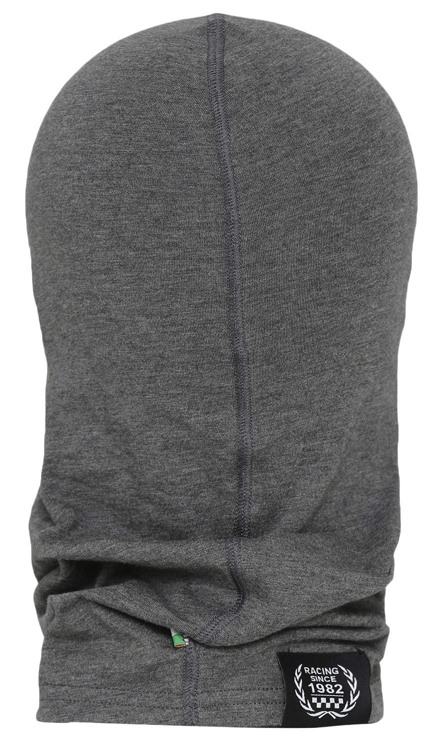 TVS Full Face Mask for Bikers, Balaclava for Men, Helmet Mask with SPF 50+ UV & Dust Protection, Breathable Helmet Liner.Cotton Bamboo Blend,Bike Riding Accessories Unisex for Bike Riding- (Grey-XL)