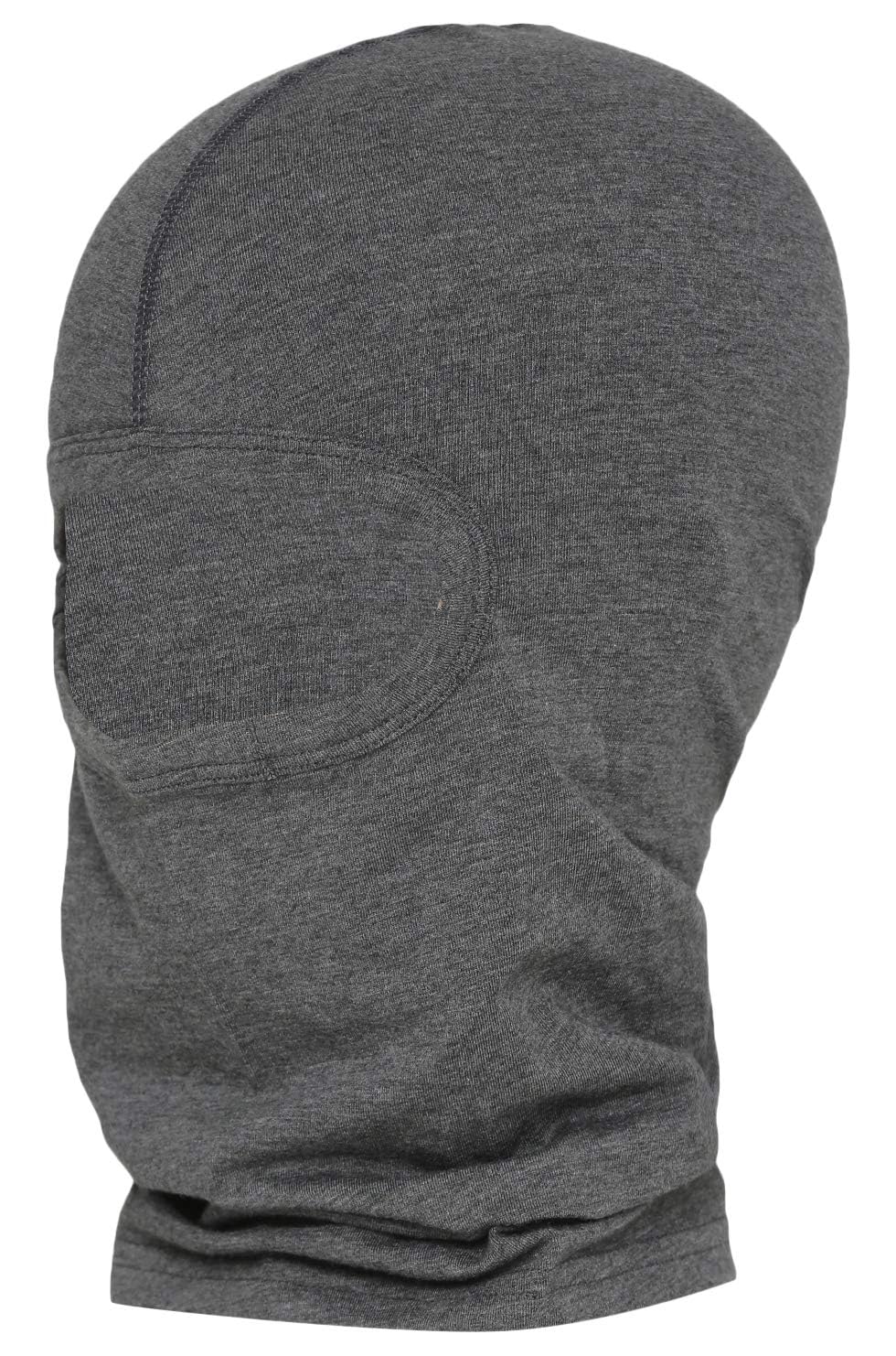TVS Full Face Mask for Bikers, Balaclava for Men, Helmet Mask with SPF 50+ UV & Dust Protection, Breathable Helmet Liner.Cotton Bamboo Blend,Bike Riding Accessories Unisex for Bike Riding- (Grey-XL)