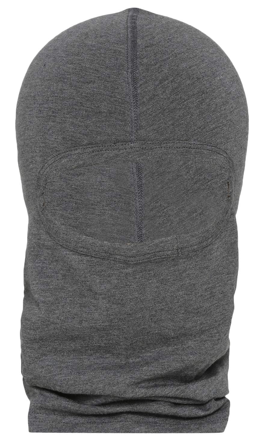 TVS Full Face Mask for Bikers, Balaclava for Men, Helmet Mask with SPF 50+ UV & Dust Protection, Breathable Helmet Liner.Cotton Bamboo Blend,Bike Riding Accessories Unisex for Bike Riding- (Grey-XL)